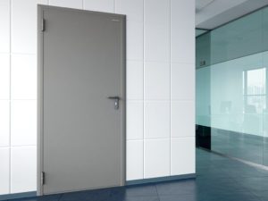 Противопожарная серая дверь / серия FRM55517